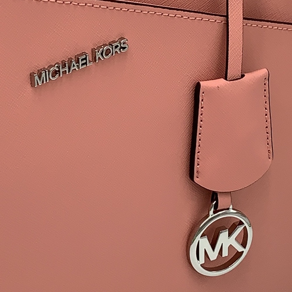 MICHAEL KORS LARGE X CHAIN SHOULDER TOTE BAG PRIMROSE COLOR NWT - Picture 14 of 15